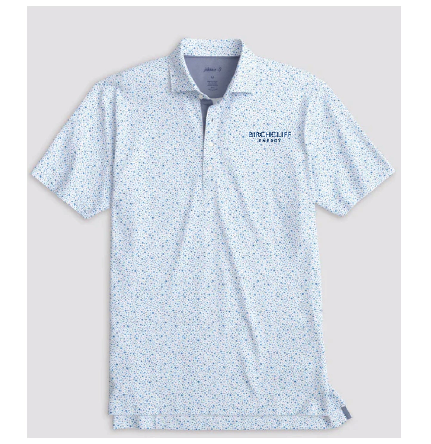 Jensen Dot-Print Polo Shirt
