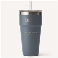 RAMBLER® 769 ML STACKABLE CUP WITH STRAW LID