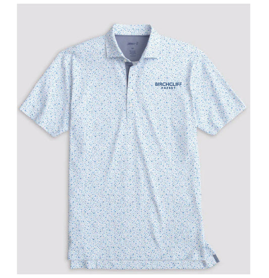 Jensen Dot-Print Polo Shirt