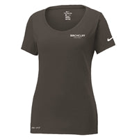 NIKE Dri-FIT COTTON/POLY SCOOP NECK LADIES' TEE